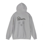 Palmora Palm Trees Hoodie — Minimal Coastal Graphic Pullover