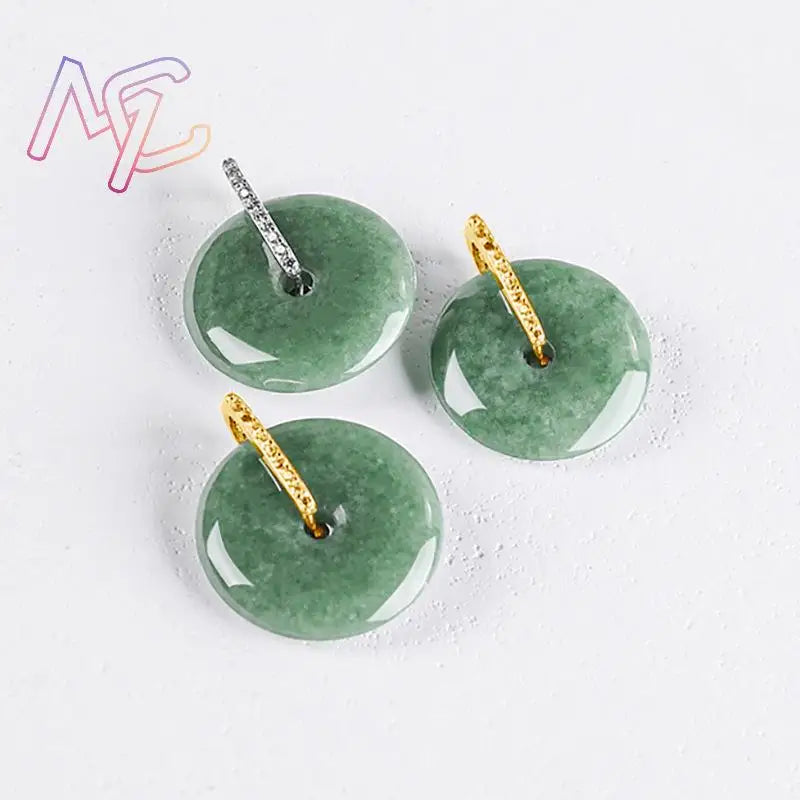 Myanmar Jadeite Snake Cross Pendant Necklace Burmese Jade Charm Fashion Accessories Vintage Luxury Lucky Real Jewelry