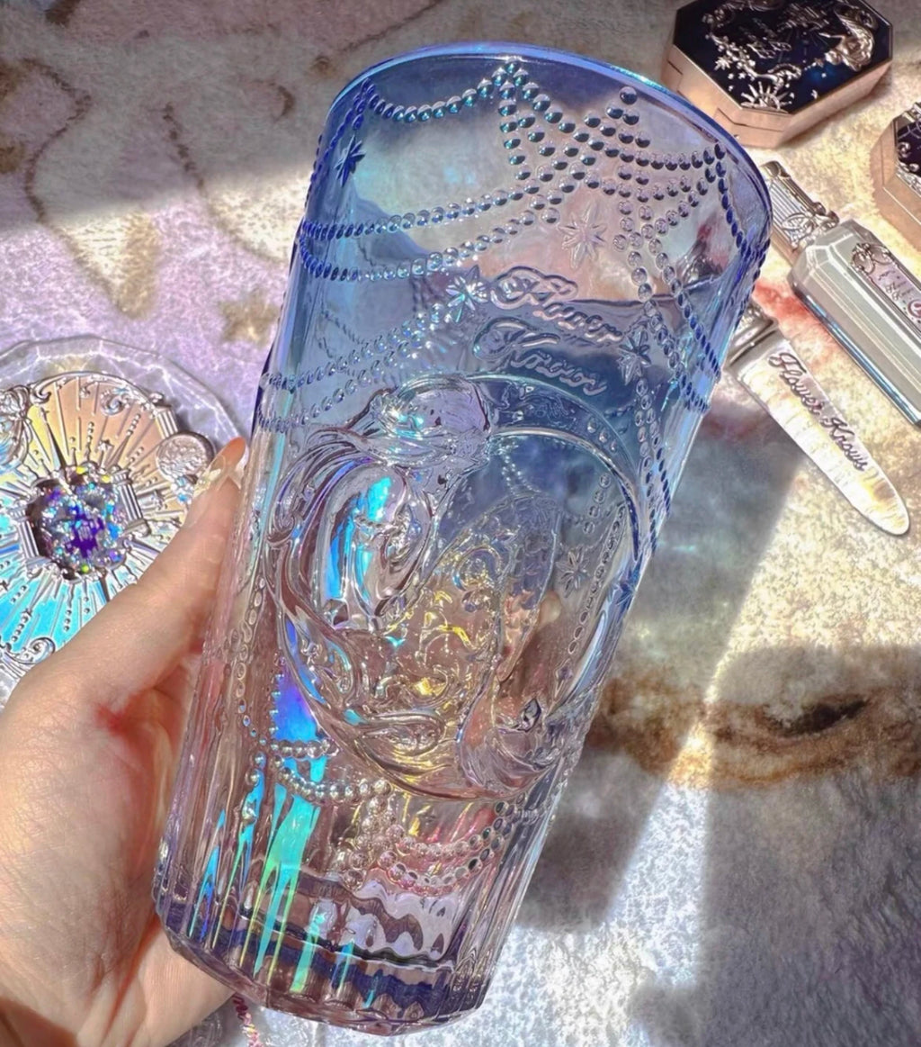 Flower Knows Moonlight Mermaid Cup Exquisite Relief Water Cup