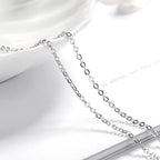 925 Sterling Sliver Necklace Pendant 5A Shining Zircon for Woman Fine Wedding Jewelry Accessories Simulated Diamond Party Gifts