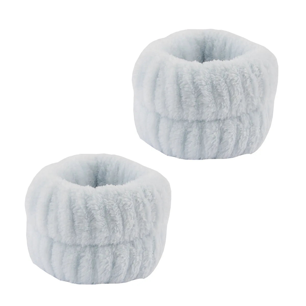 Wash Face Headbands For Women Coral Fleece Hair Bands Cuff Waterproof Bands Absorbent Wristbands Head Band Hair Accessories Set