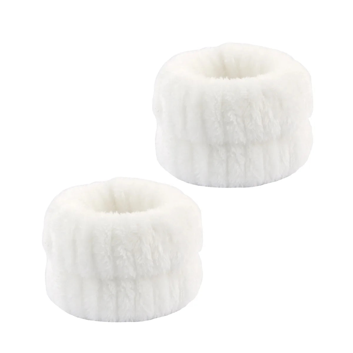Wash Face Headbands For Women Coral Fleece Hair Bands Cuff Waterproof Bands Absorbent Wristbands Head Band Hair Accessories Set