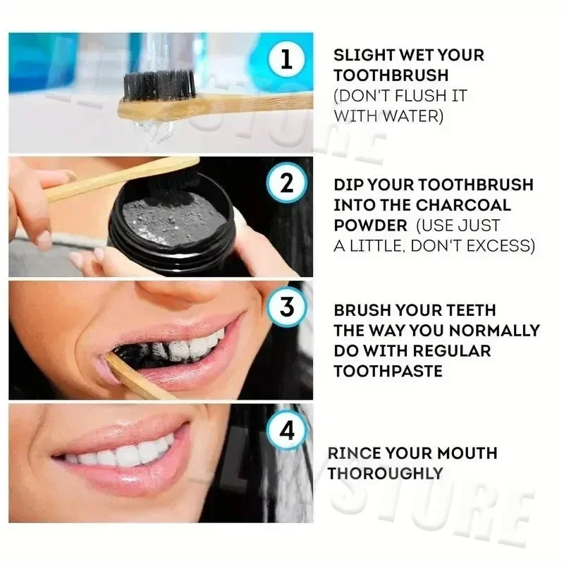 Teeth whitening powder dental stone powder Remove Yellow Teeth bad breath Fresh Breath Dental Gum Care Bleaching Tooth