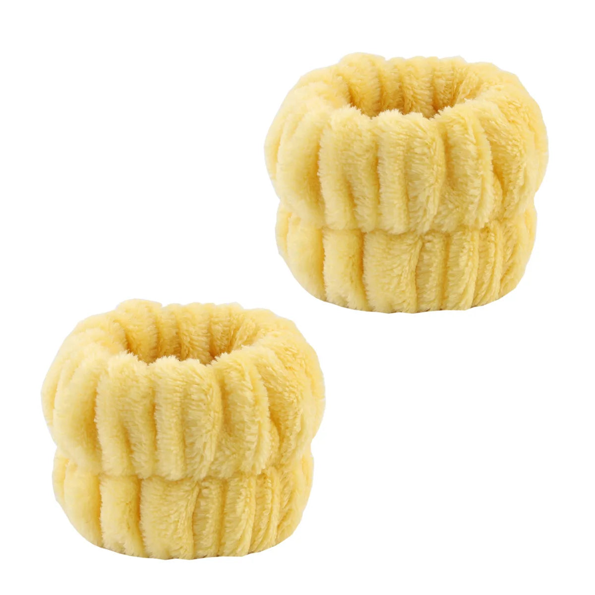 Wash Face Headbands For Women Coral Fleece Hair Bands Cuff Waterproof Bands Absorbent Wristbands Head Band Hair Accessories Set