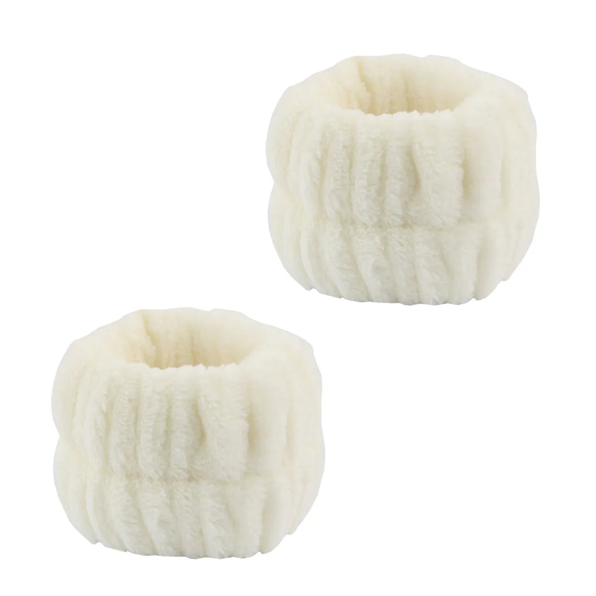 Wash Face Headbands For Women Coral Fleece Hair Bands Cuff Waterproof Bands Absorbent Wristbands Head Band Hair Accessories Set