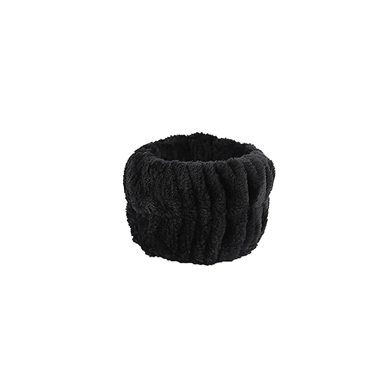 Wash Face Headbands For Women Coral Fleece Hair Bands Cuff Waterproof Bands Absorbent Wristbands Head Band Hair Accessories Set