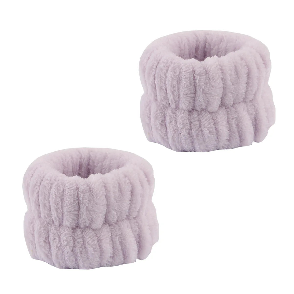 Wash Face Headbands For Women Coral Fleece Hair Bands Cuff Waterproof Bands Absorbent Wristbands Head Band Hair Accessories Set