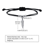 Casual Handmade Braided String Rope Chain Anklets for Men,Stylish Feather Beads Charm Ankle Bracelet,Beach Barefoot Gift Jewelry